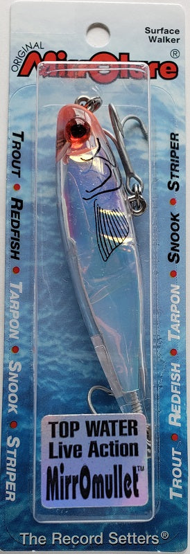 MirrOlure MirrOmullet Top Water Live Action Lure 16MR S