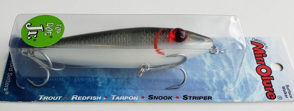 blue dog fishing lures MirrOlure Surface Walker Top Dog Jr. 84MR-18