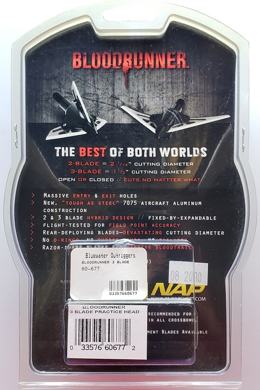 NAP Bloodrunner 3 Blade Practice Heads 2-Pack 60-677