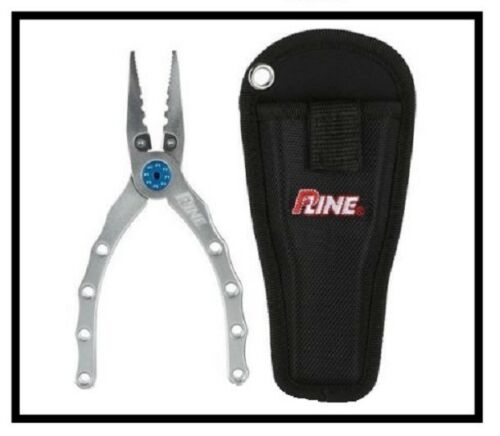P-Line 6.5” Aluminum Fishing Pliers With Holster Silver PAP65-SBD