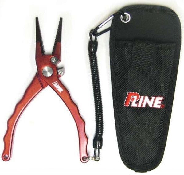 P-Line 7.5” Adaro Aluminum Pliers With Holster Red 750221026