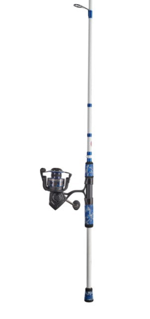 Penn Battle III Spinning Reel and Fishing Rod Combo 3000 Reel Size