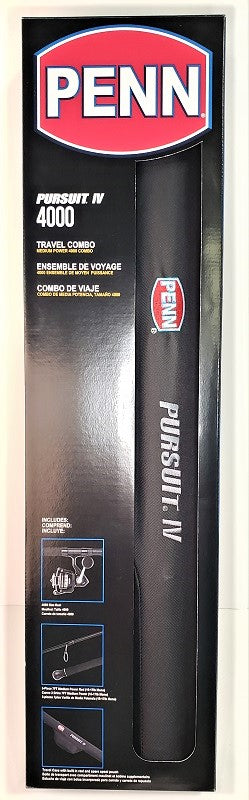 Penn Pursuit IV 4000 Travel Rod & Reel Combo PURV4000703MTRVL