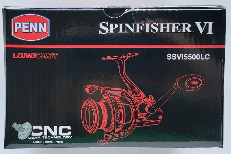 penn 5500 spinning reel Penn Spinfisher VI 5500LC Spinning Reel