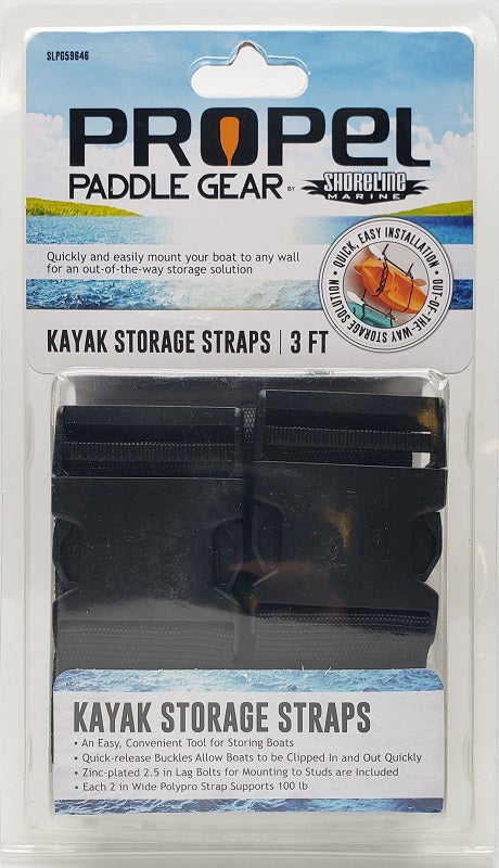Propel Paddle Gear Kayak Storage Straps SLPG59646