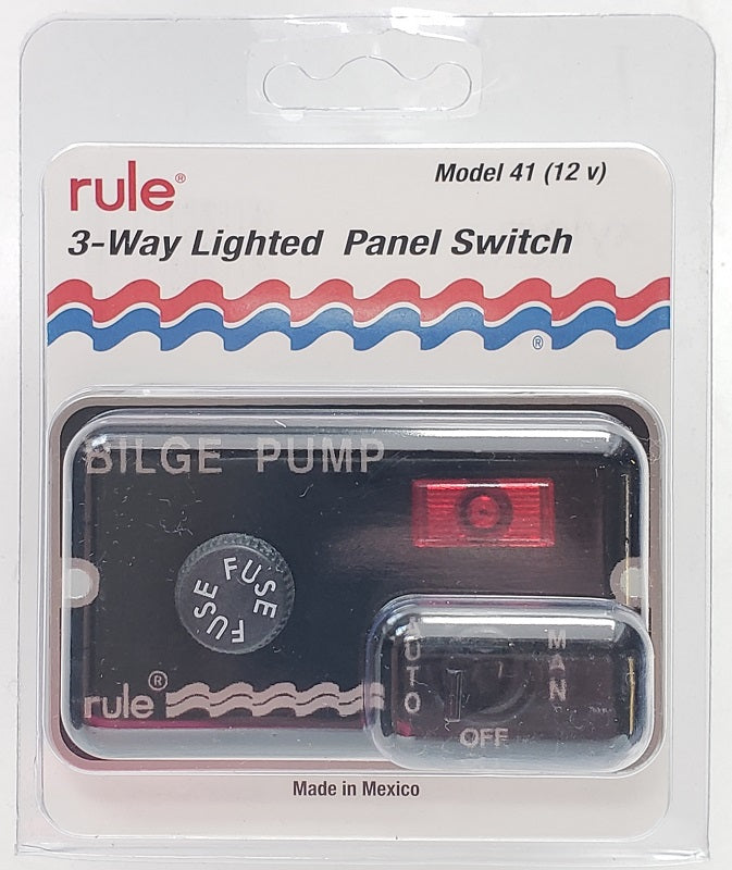 Rule 3-Way Lighted Panel Switch 41
