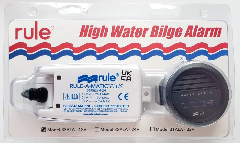 Rule High Water Bilge Alarm 33ALA