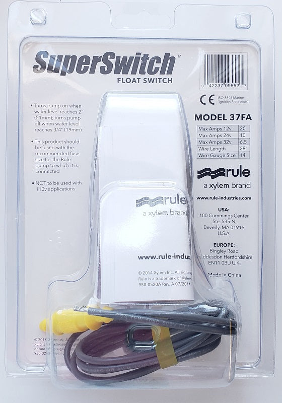 Rule SuperSwitch Float Switch 37FA