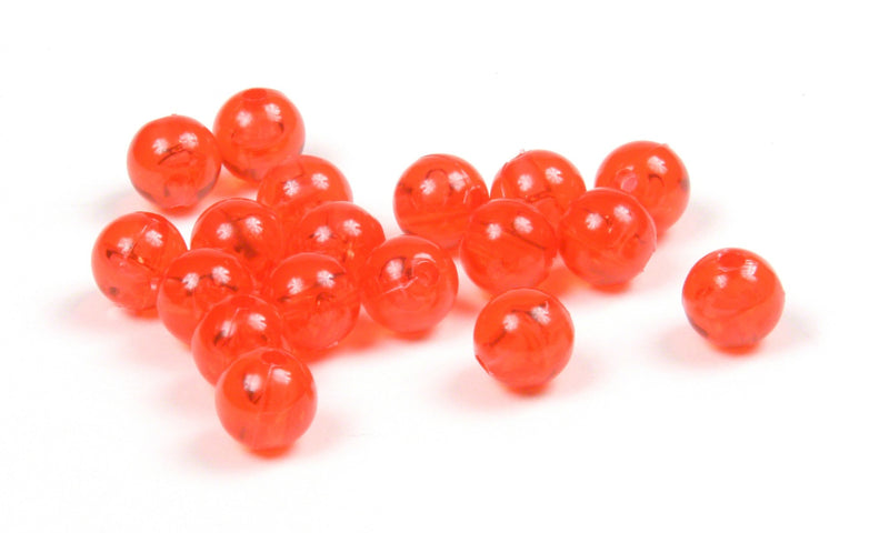 Sea Striker Round Plastic Beads - Red