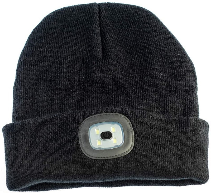 SE Front and Rear Illuminated Beanie FL212LB-BK