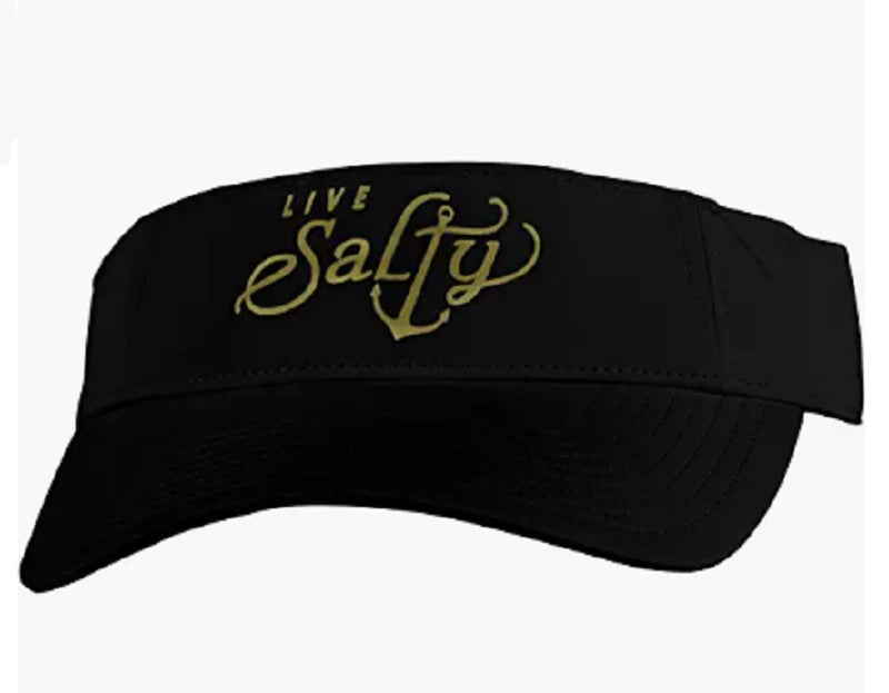 Salt Life Live Salty Anchor Visor Black