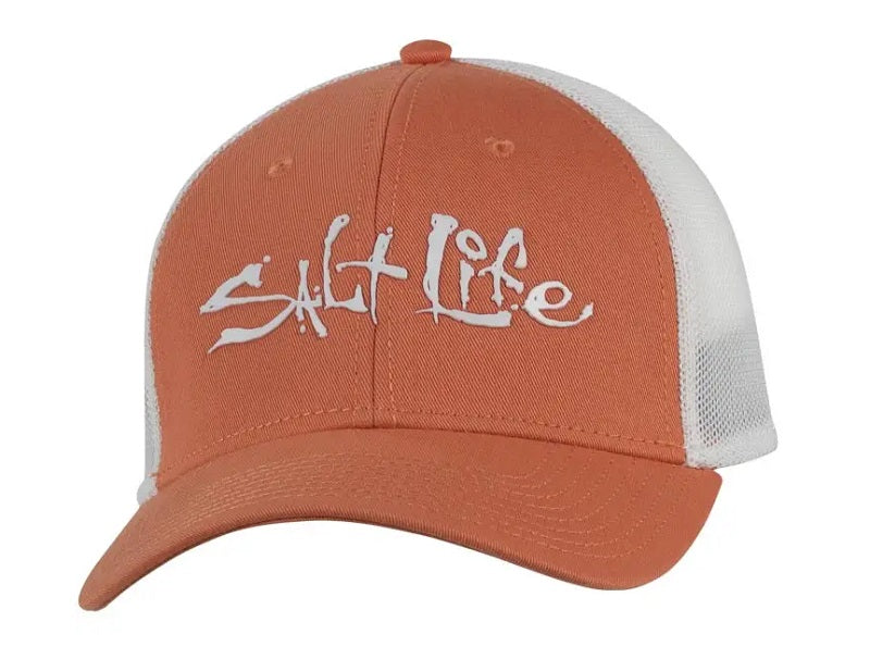 Salt Life Fish Dive Surf Cap Rust