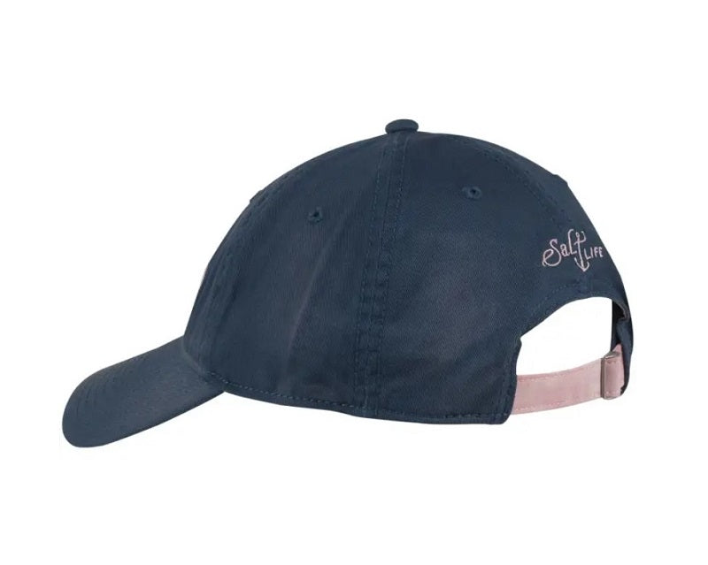 Salt Life Youth Salty Anchor Hat Washed Navy SLY20007