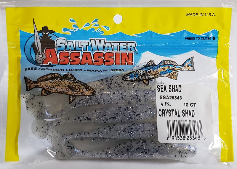 SaltWater Assassin Sea Shad Crystal Shad
