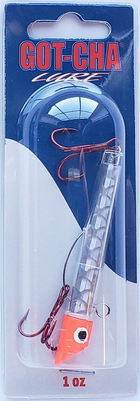 Sea Striker Got-Cha Lure Mylar Minnow 3 in. 1 oz. G151RH-SS