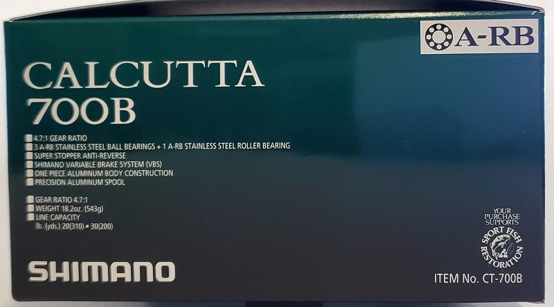 Shimano Calcutta 700B Round Casting Reel CT700B