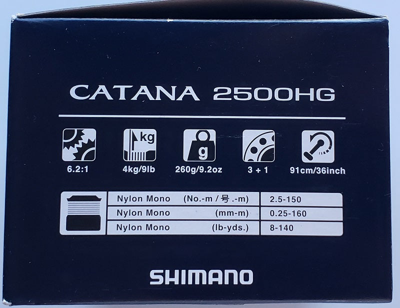 Shimano Catana 2500HG Spinning Reel CAT2500HGFE