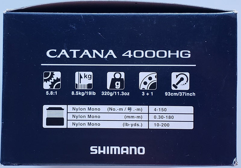 Shimano Catana 4000HG Spinning Reel CAT4000HGFE