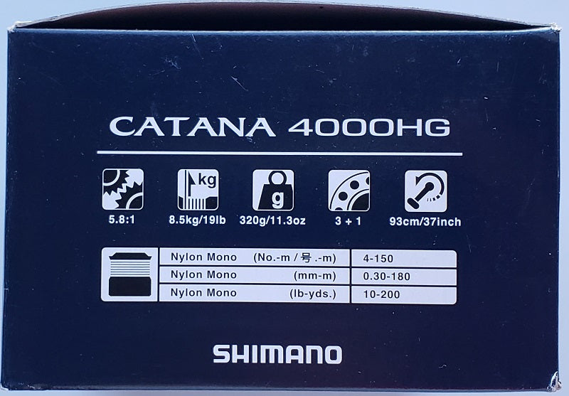 Shimano Catana 4000HG Spinning Reel CAT4000HGFE