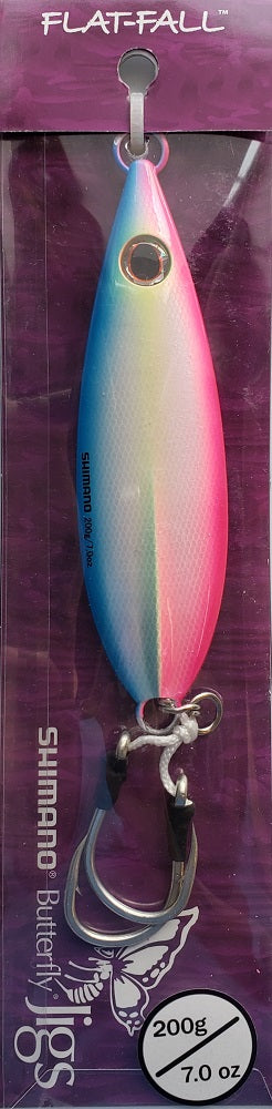 Shimano Flat-Fall Butterfly Jigs Pink Blue BFLFF200PB