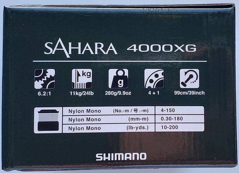 Shimano Sahara 4000XG Spinning Reel SH4000XGFJ