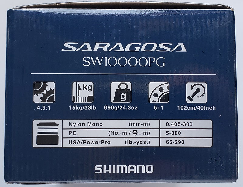 reel shimano saragosa 3000 Shimano SRG10000SWAPG Saragosa SW A Spinning Reel