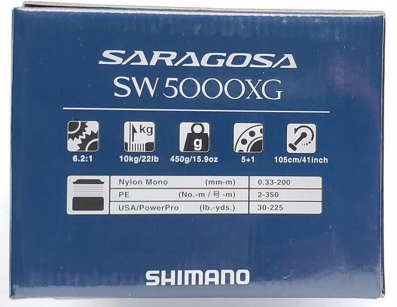 Shimano Saragosa SRG5000SWAXG Spinning Reel