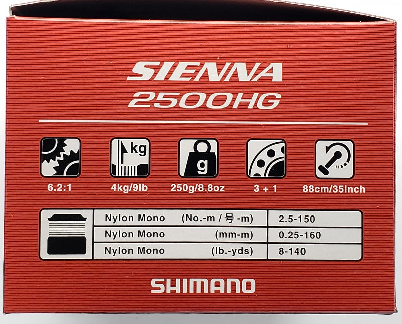 SIENNA 2500HG FG – Shimano US Fish Shop