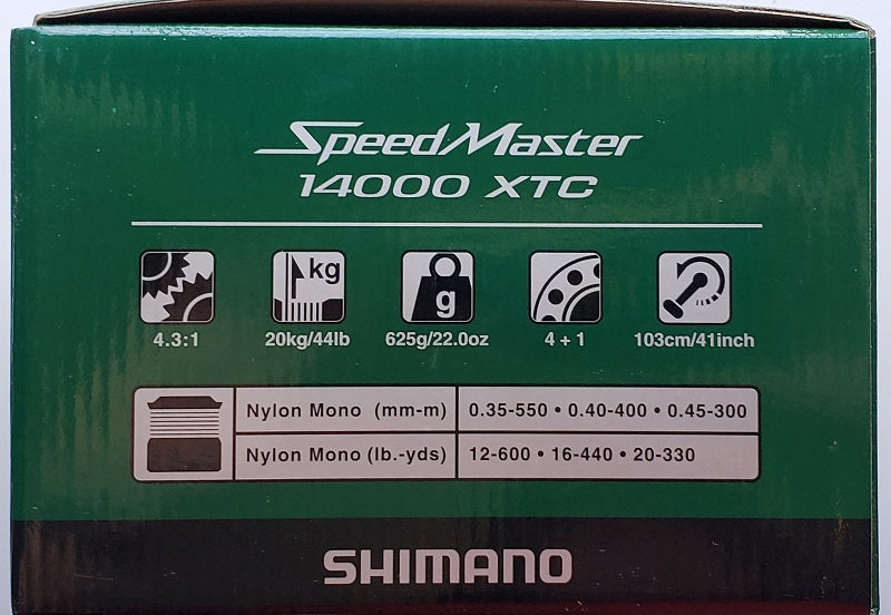 Shimano Speedmaster 14000 XTC Spinning Reel SPM14000XTC Shimano Speedmaster 14000 XTC Spinning Reel SPM14000XTC