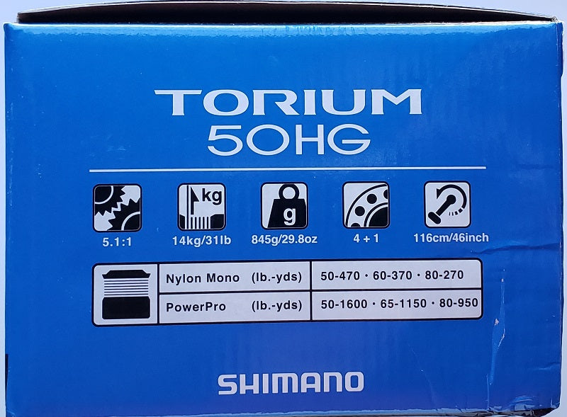 Shimano Torium TOR50HGA Star Drag Conventional Reel