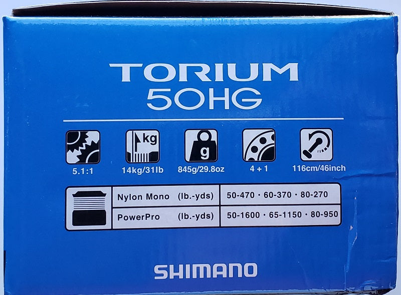 Shimano Torium 50HG Conventional Reel TOR50HGA