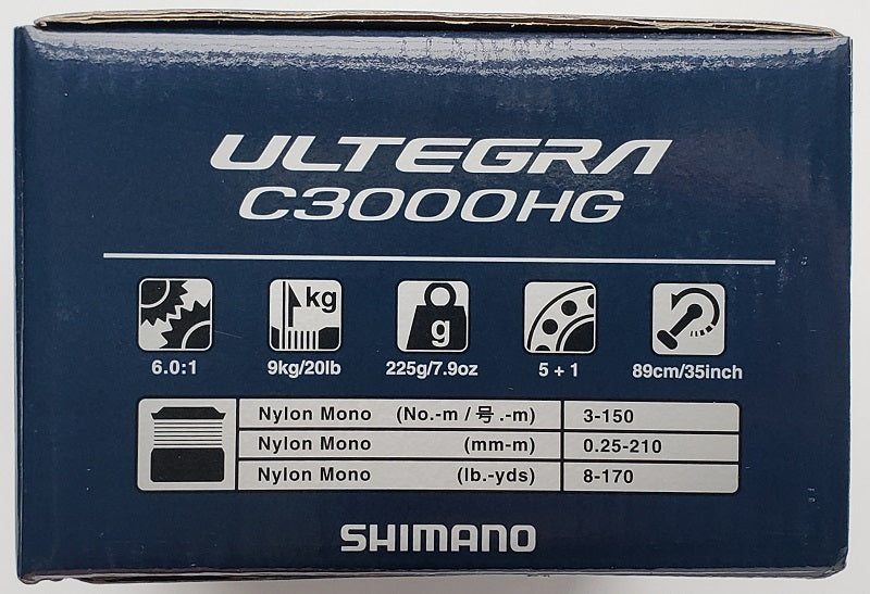 Shimano Ultegra C3000HG Spinning Reel ULTC3000HGFC
