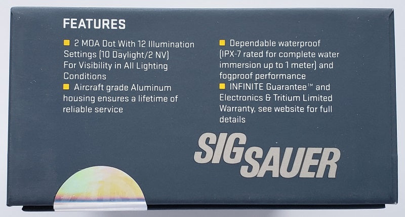 Sig Sauer Romeo-MSR 1x20mm Compact Red Dot Sight SOR72011