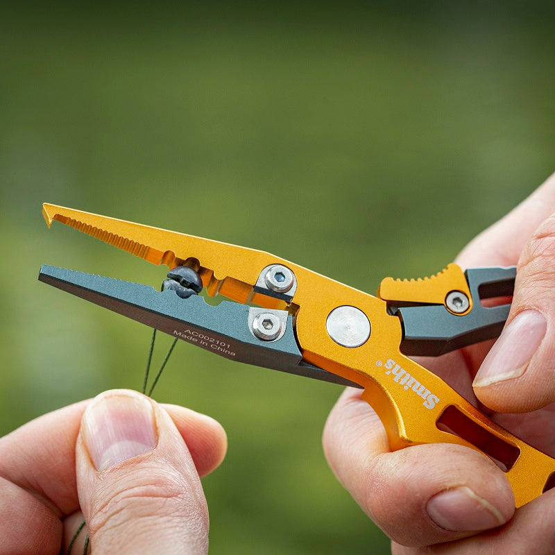 best fishing pliers with hook cutter Smith's 51299 Locking Aluminum Fishing Pliers
