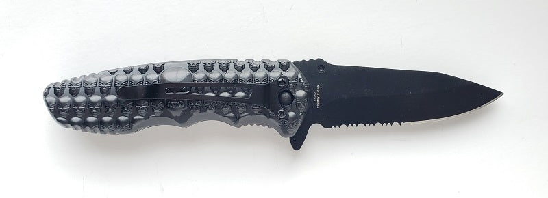 Sona Skull Folding Pocket Knife T273843