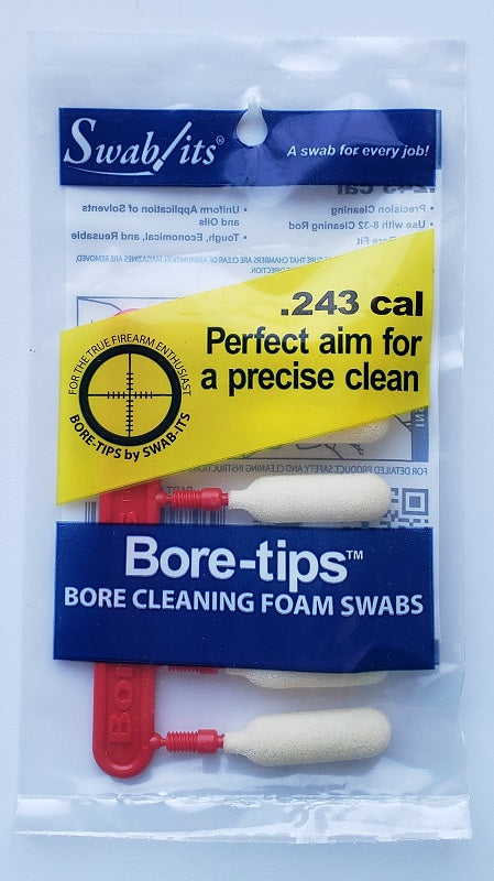 Swab-Its .243cal Barrel Cleaning Bore-tips® Swabs 41-2431