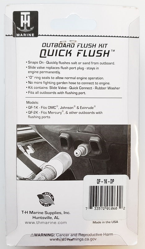 T-H Marine Outboard Flush Kit Quick Flush QF-1K-DP