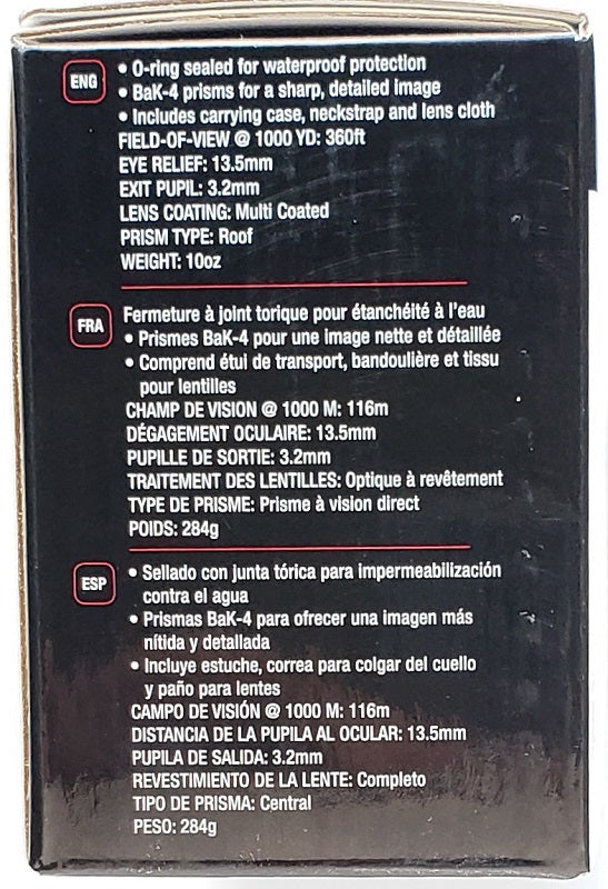 Tasco 8x 25 Offshore Waterproof Binocular 200825