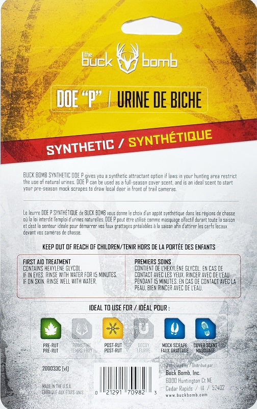 Buck Bomb Synthetic Doe P