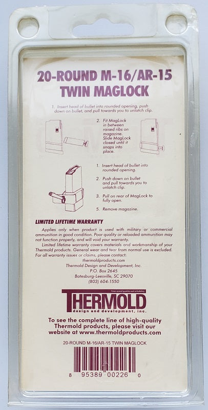 Thermold 20-Round Twin Maglock TML/20
