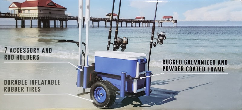 Tsunami Pro Pier Cart Black