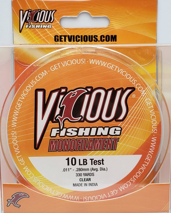 Vicious Monofilament Fishing Line 10lb 330yds VMCL10