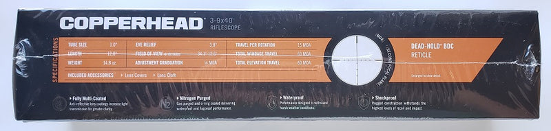 Vortex Copperhead 3-9x40 Riflescope CPH-309