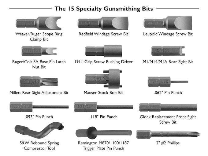 Wheeler 89-Piece Professional Gunsmithing Screwdriver Set