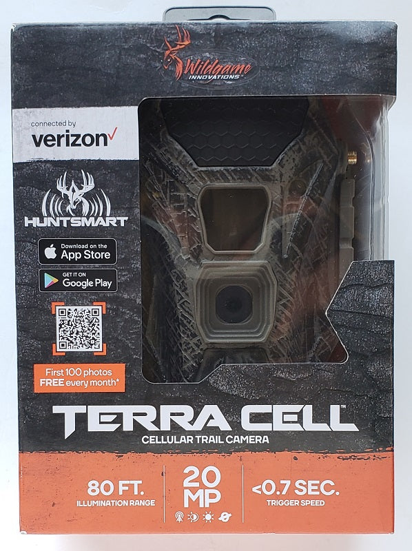 Wildgame Terra Cell 20MP Cellular (Verizon) Trail Camera WGI-TERAWVZ