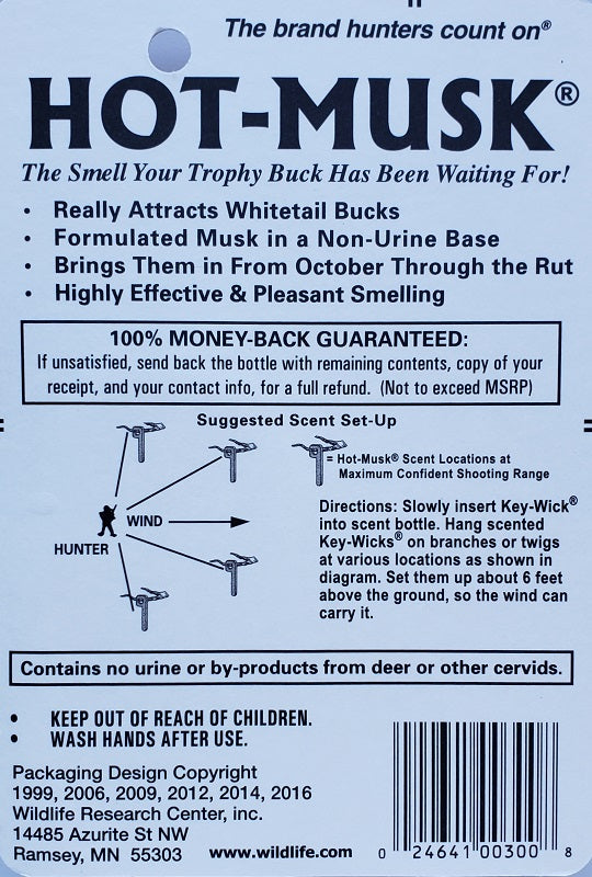 Wildlife Research Hot-Musk 1oz 300
