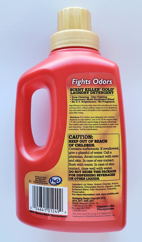 Wildlife Research Scent Killer Gold 2X Laundry Detergent 32oz 1249