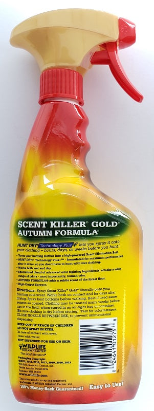 Wildlife Research Scent Killer Gold Autumn Formula 24oz 1275