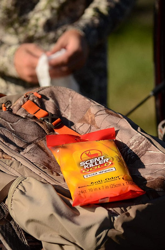Wildlife Research Scent Killer Gold Field Wipes 24pk 1295