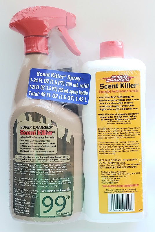 Wildlife Research Super Charged Scent Killer Combo Odorless 559